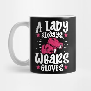 A Lady Always Wears Gloves Mug